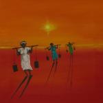175/11, ‘Gamba Wardbirra Waraggoo’, 60x60cm, Acrylic on canvas