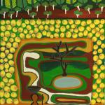 328/09, ‘Wirnpa (Great Sandy Desert)’, 90x120, Acrylic on canvas