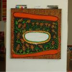 611/08, ‘Karlaka wild honey’, 90x90cm, Acrylic on canvas