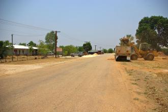 Clearing the block across from Mangkaja