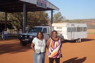 Annette and Jen @ Victoria River roadhouse