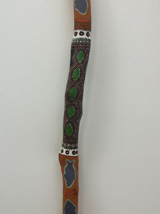 Painted decorative didgeridoo
